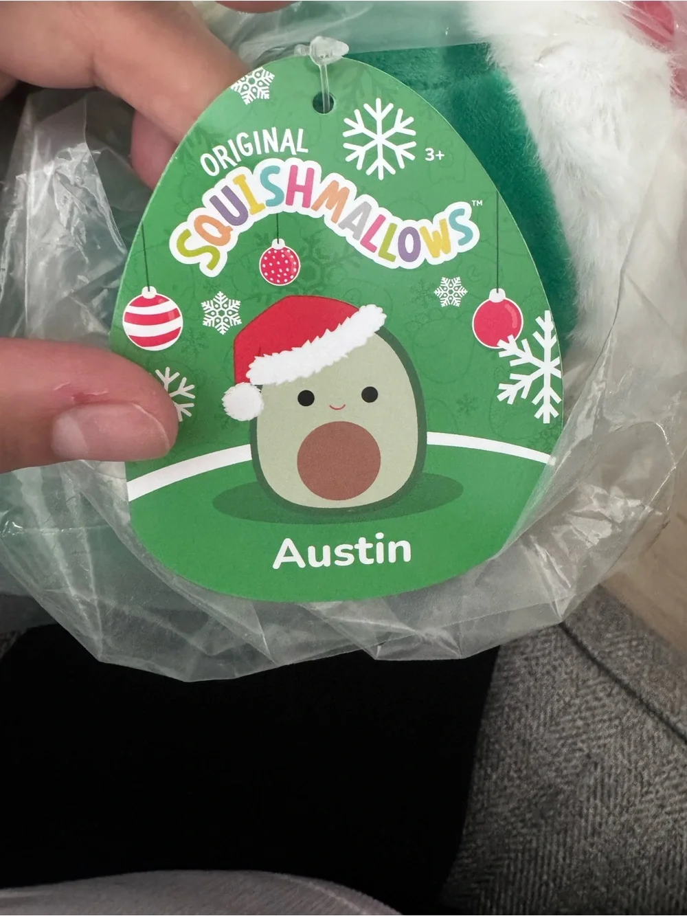 Squishmallows Holiday Avocado Plush “Austin”